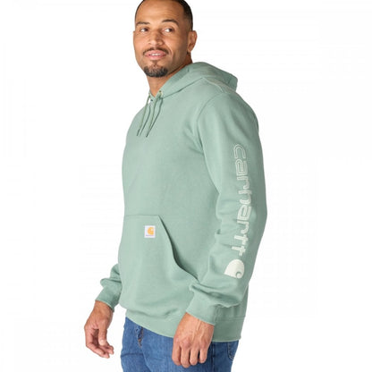 K288 Loose Fit Midweight Logo Sleeve Graphic Sweatshirt