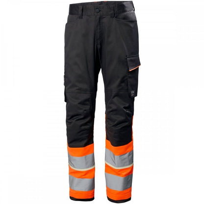 77513 UC-ME Work Trousers Class 1 Hi Vis Orange/Ebony Waist: 30" Inside Leg: 31" *One Size Only - Outlet Store*