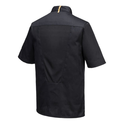 C739 Chef's Mesh Air Pro Asymmetrical Jacket S/S