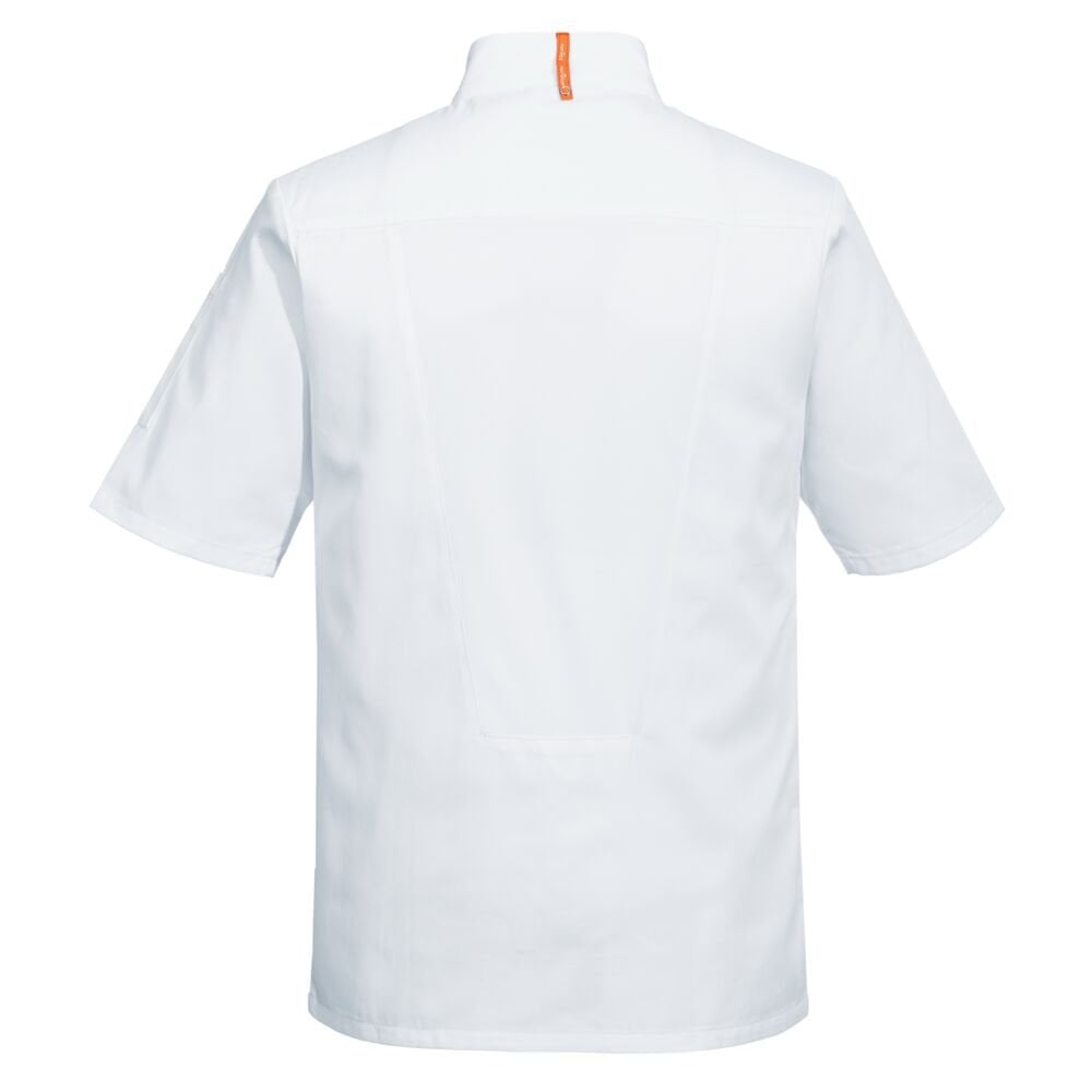 C739 Chef's Mesh Air Pro Asymmetrical Jacket S/S