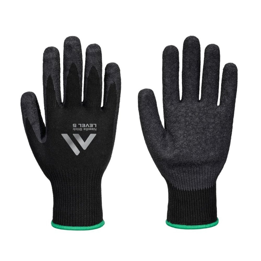 A793 Needle Resistant  F10 Latex Crinkle Glove
