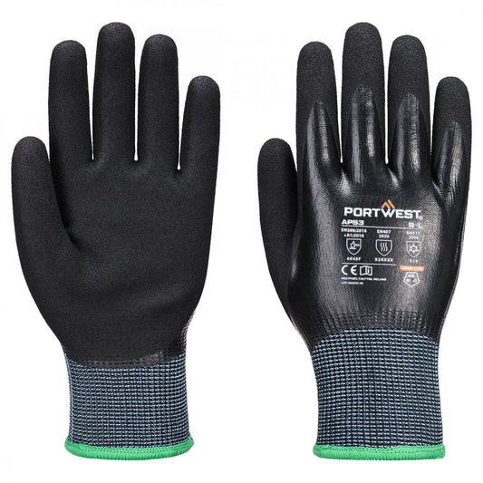 AP53 Cold F15 Nitrile Aqua Cut Glove