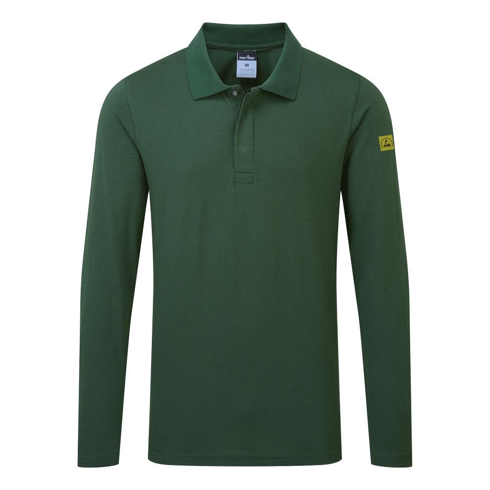AS23 Anti-Static ESD Polo Shirt L/S