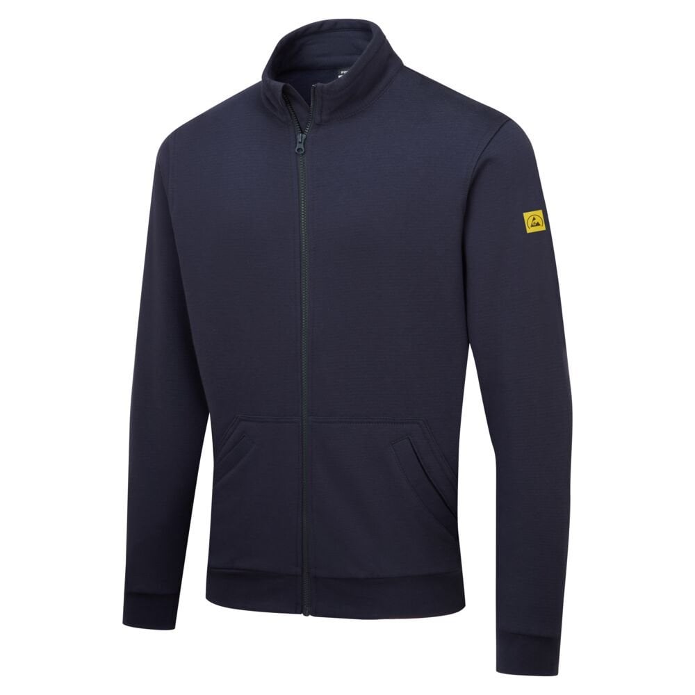 AS25 Anti-Static ESD Zip Sweatshirt