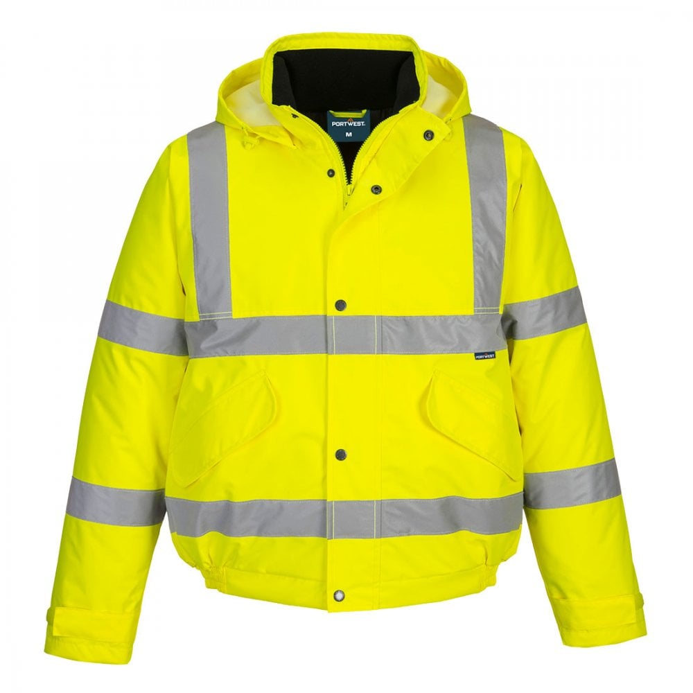ES463 ES1 Essential Hi-Vis Winter Bomber Jacket Yellow XL *One Size Only - Outlet Store*