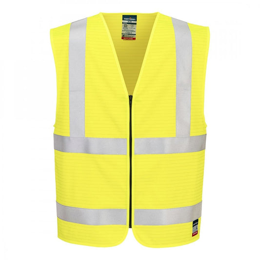 FR615 Bizflame Hi-Vis FR Zip Vest