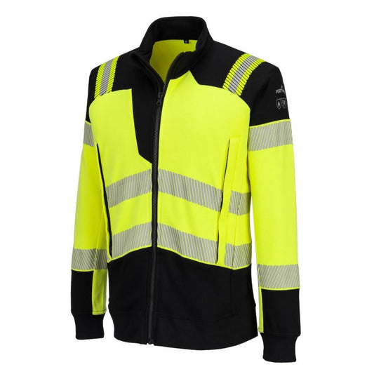 FR717 PW3 Modaflame Knit Hi-Vis FR Full Zip Sweatshirt
