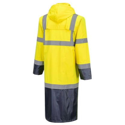 H446 Hi-Vis Contrast Raincoat 122cm