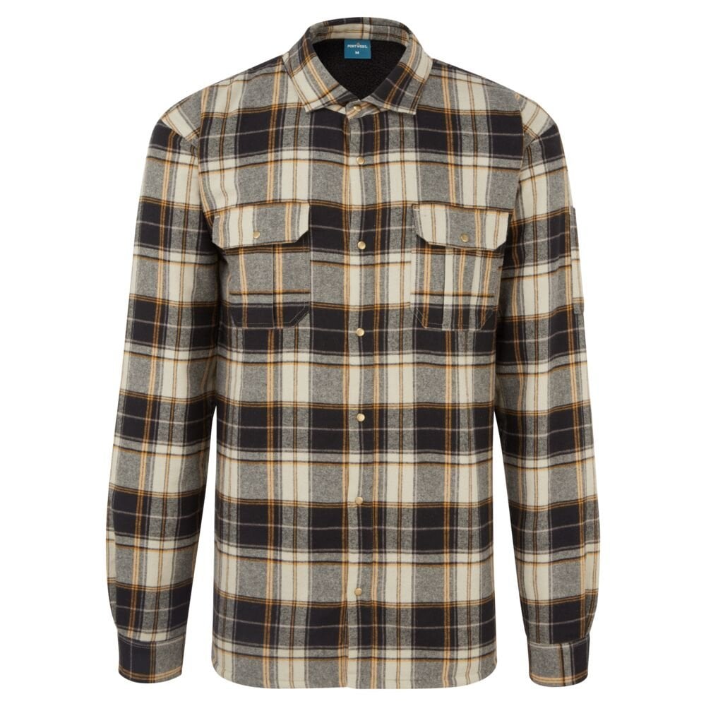 KA313 KA3 Sherpa Lined Check Shirt