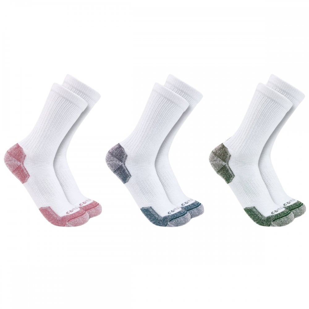 SC2823W MW Cotton Blend Crew Sock 3PK