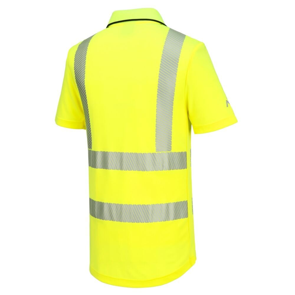 KX302 KX3 Sport Hi-Vis Zip Polo Shirt S/S