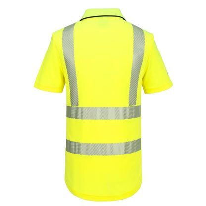 KX302 KX3 Sport Hi-Vis Zip Polo Shirt S/S