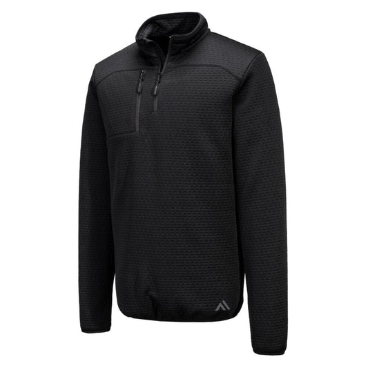 KX376 KX3 Sport Textured 1/4 Zip Sweatshirt
