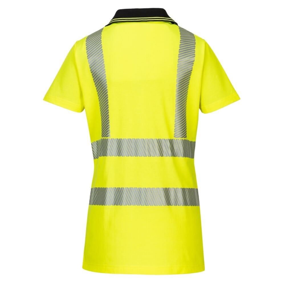 LW72 Hi-Vis Women's Cotton Comfort Pro Polo Shirt S/S