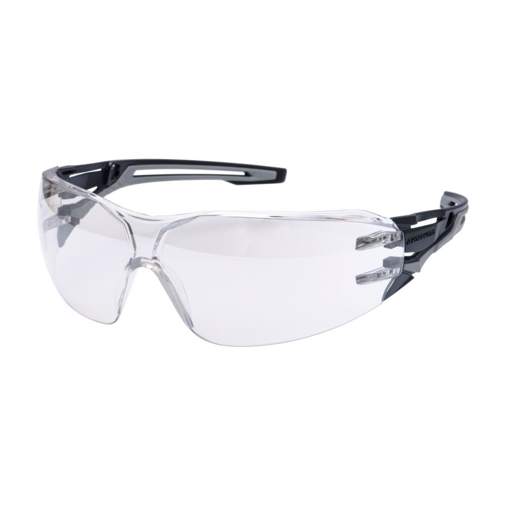 PR01 Anthracite Wraparound Safety Glasses
