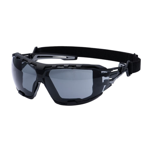 PR02 Anthracite Wraparound Plus Safety Glasses
