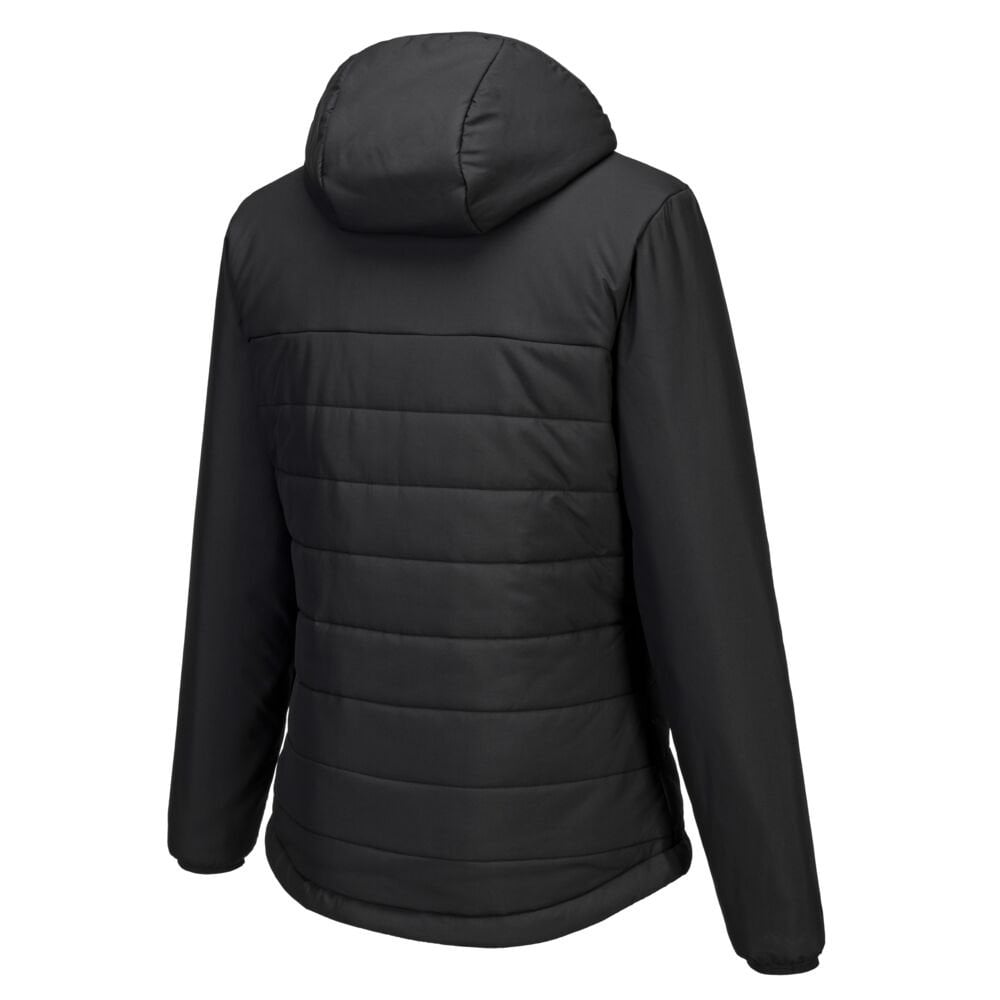 S613 Professional Women's Hooded Insulated Baffle Jacket