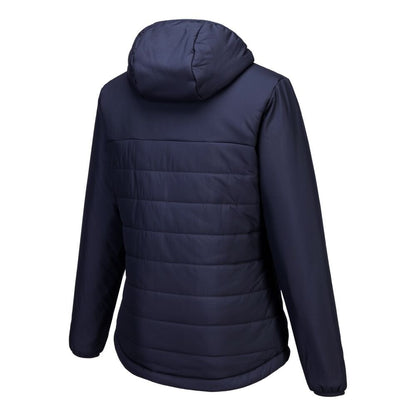S613 Professional Women's Hooded Insulated Baffle Jacket
