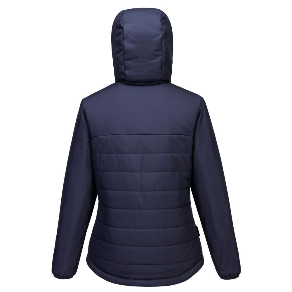 S613 Professional Women's Hooded Insulated Baffle Jacket