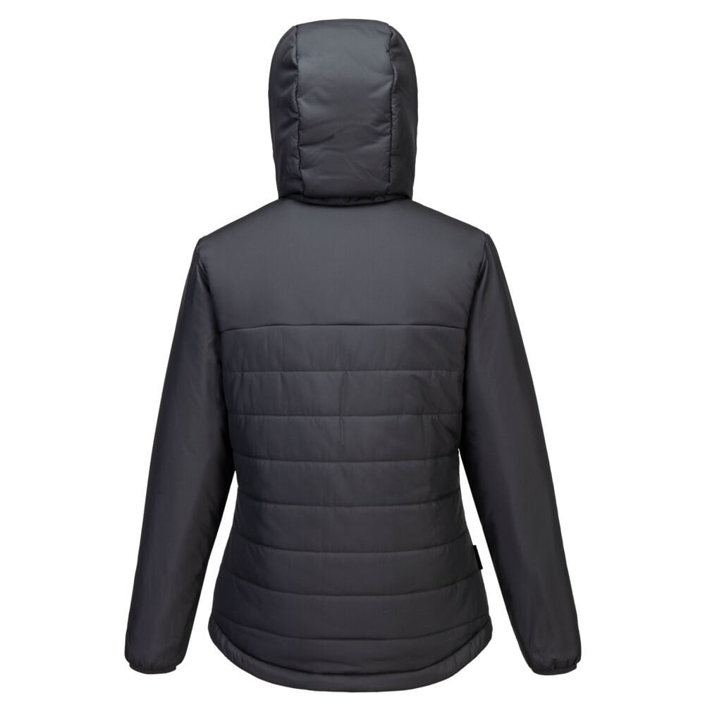 S613 Professional Women's Hooded Insulated Baffle Jacket