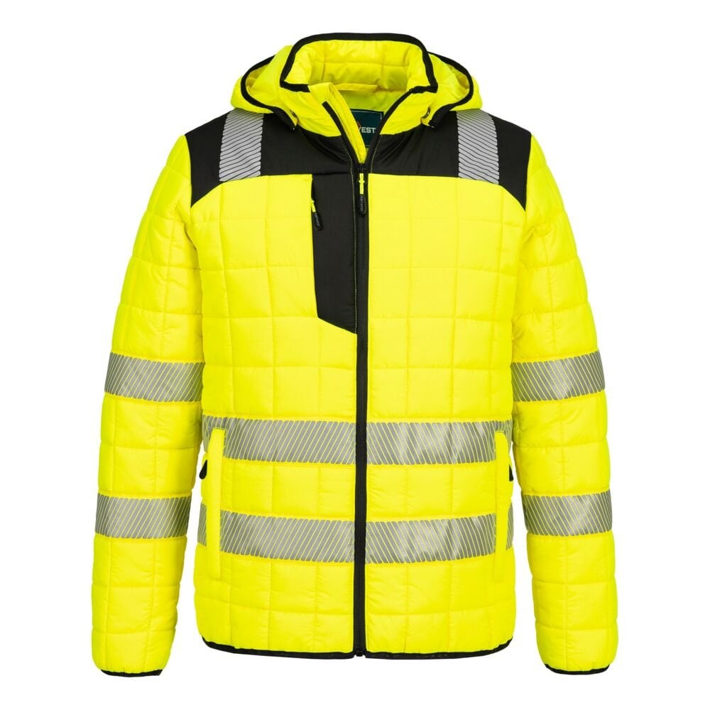 T165 PW3 Hi-Vis Square Baffle Jacket
