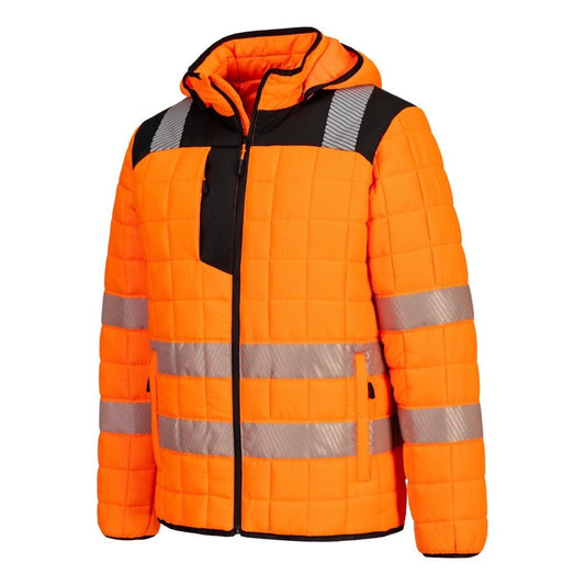T165 PW3 Hi-Vis Square Baffle Jacket