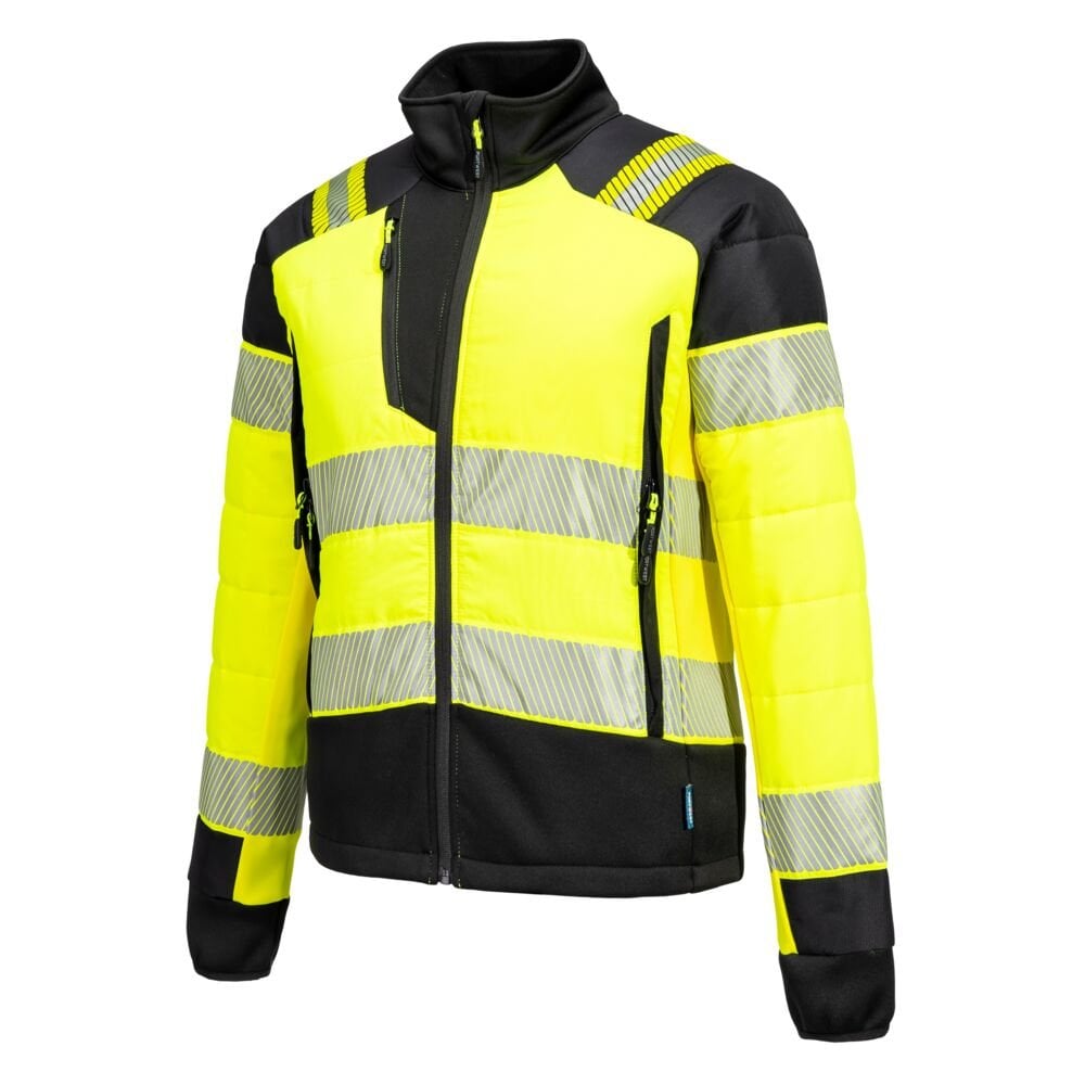 T171 PW3 Hi-Vis Women's Hybrid Baffle Jacket