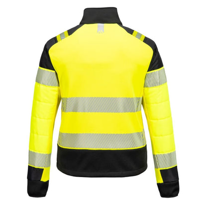 T171 PW3 Hi-Vis Women's Hybrid Baffle Jacket