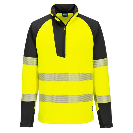 T172 PW3 Hi-Vis 1/4 Zip Sweatshirt